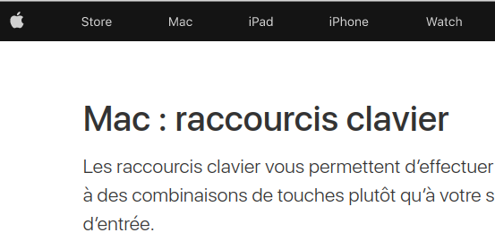 mac-raccourcis-clavier