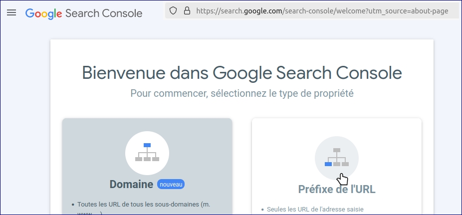 google search console